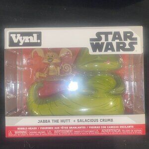FUNKO STAR WARS JABBA THE HUTT + SALACIOUS CRUMB VYNIL FIGURES